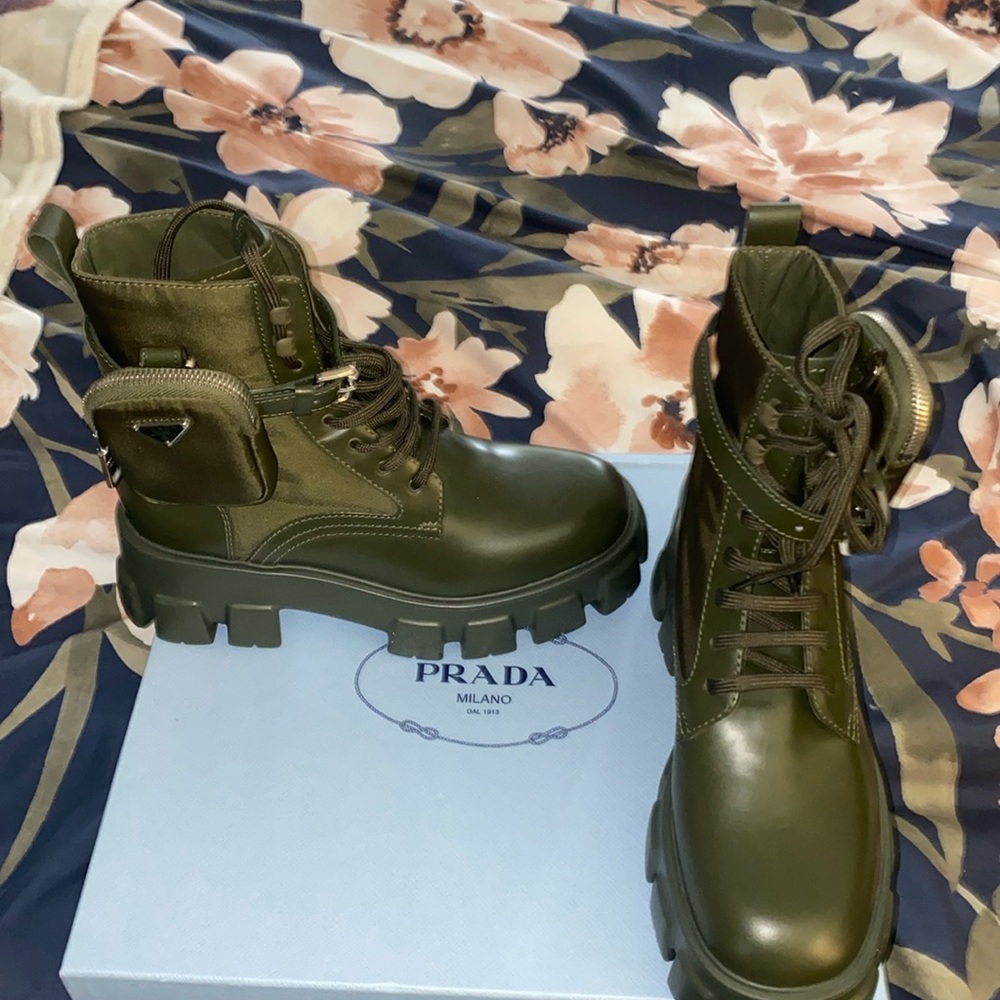 Prada Monolith boots